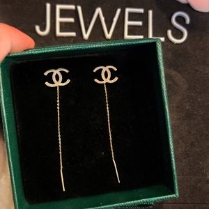 Tictac Dangling Earring 18K Real Saudi Gold